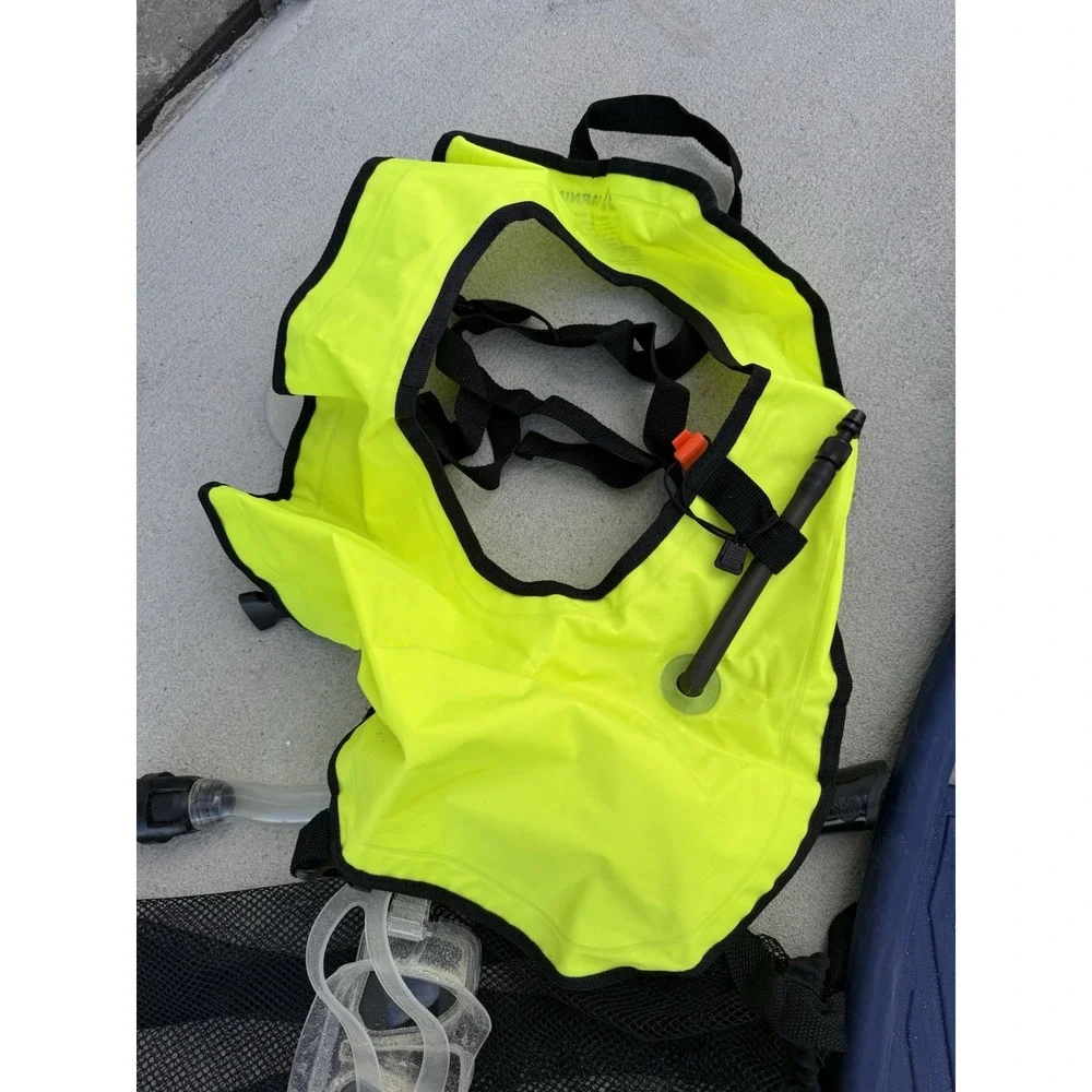 Scuba pro twin jet Fins Size 13-14 Snorkelling Set With Mask Inflatable Safety V